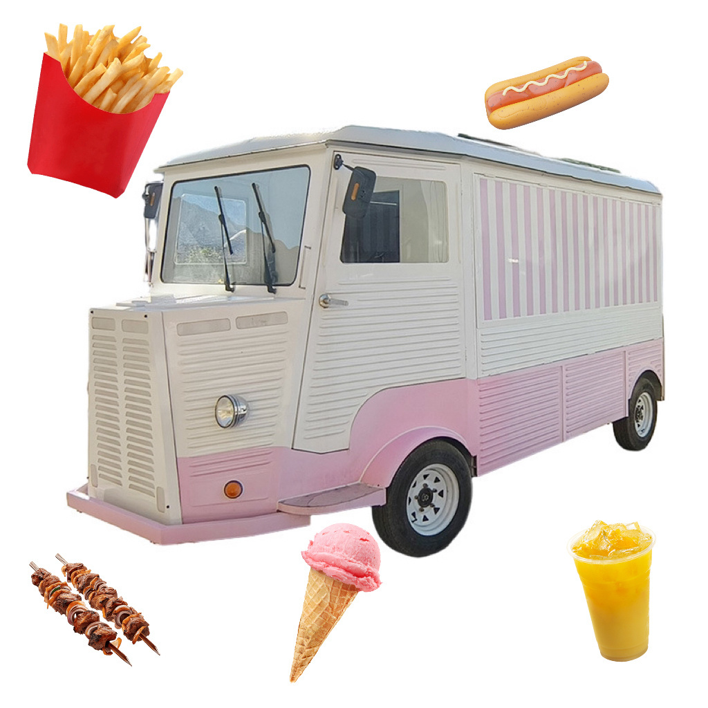 Hot Selling Bbq Food Truck Kitchen Juice Ice Cream Cart Hot Dog Trailer Mobile Tacos Coffee Cart Food Truck