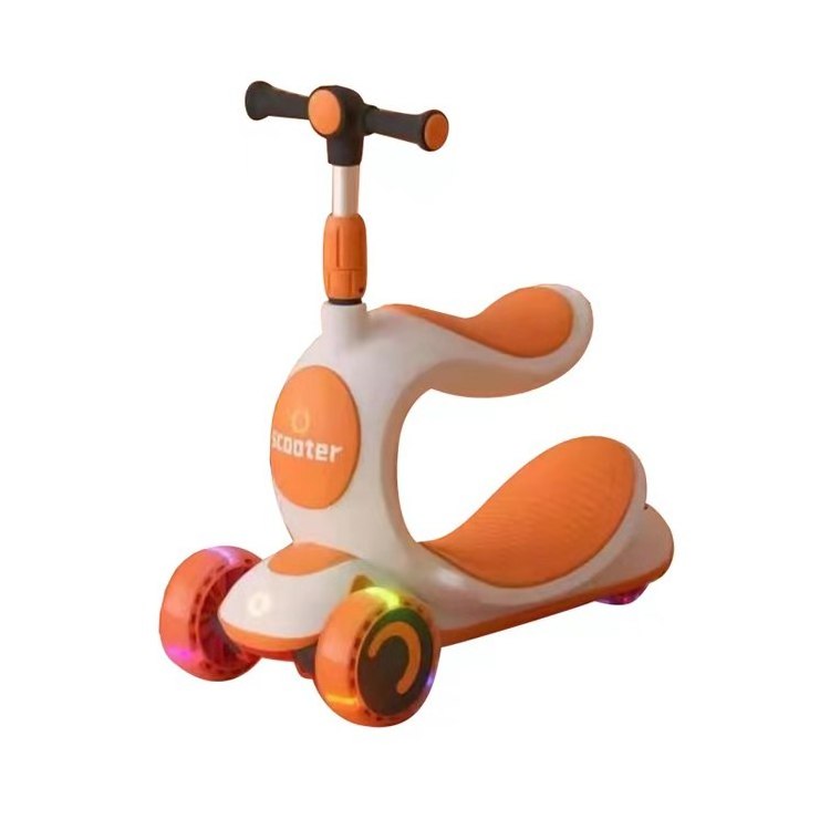 Cheap Price New Riding Standing with Seat 2 in 1 Toy for Children 3 Wheel Top Quality Kick Kids Scooters