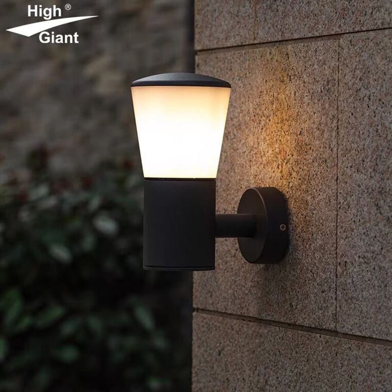 Factory direct sale modern aluminium landscape park outdoor ip44 garden lamp villa led lawn light 50cm 60cm height bollard light