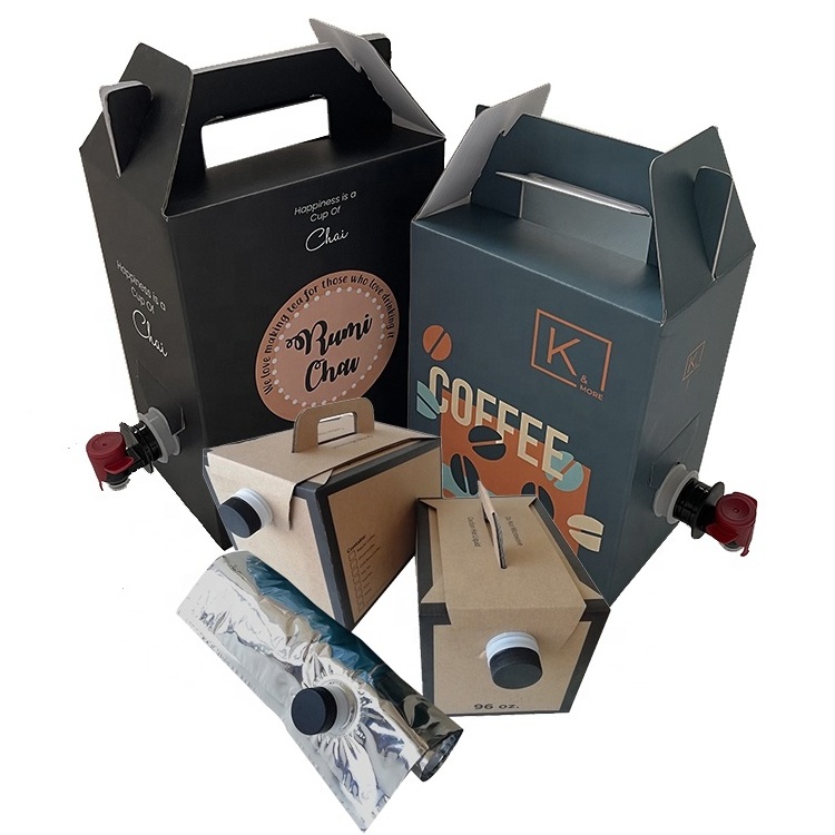 cheap price hot sale custom wine/juice/coffee packaging 1L 2L 3L bag in box 5l