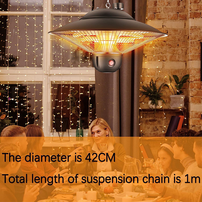 Wholesale Waterproof Umbrella Ceiling Patio halogen Heater 2000W