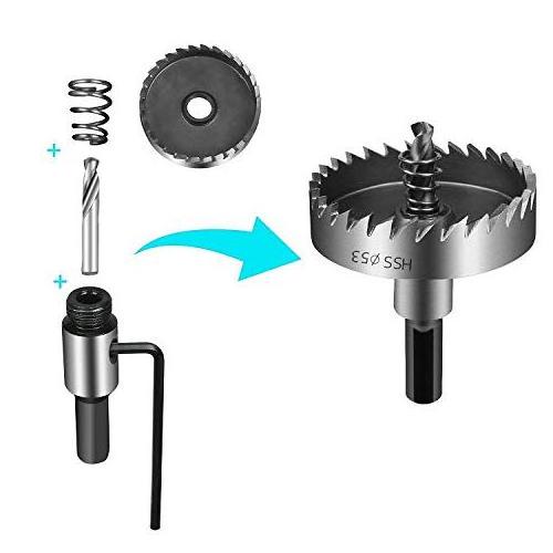 High Speed Steel HSS Hole Saw Cutting Kit Drill Bits Opener Cutter Hole Saw Kit for Stainless Steel OEM Customized