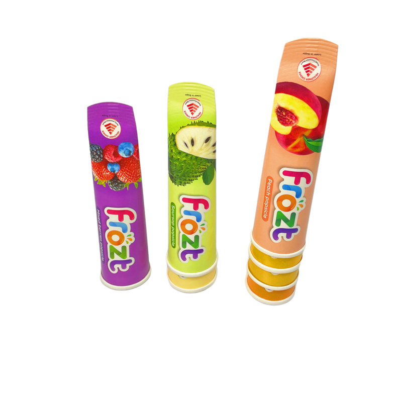 customized logo 110ml calippo ice cream frozen popsicle Calippo packaging calippo ice cream Ice lolly tube