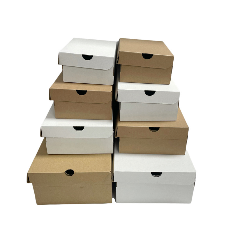 Wholesale Custom Paper Mailer mini shoe box corrugated cardboard recycled cardboard package shoes packaging box