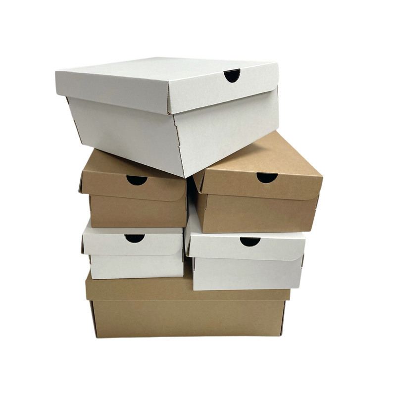 Wholesale Custom Paper Mailer mini shoe box corrugated cardboard recycled cardboard package shoes packaging box