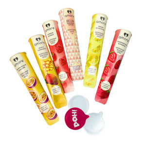 paper popsicle cup custom printed ice cream paper tub Ice Cream paper cone Cup Calippo tube