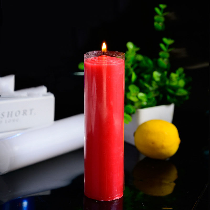 wholesale white pillar candle in bulk oversize 60 hours lighting paraffin wax candles for wedding home table centerpieces