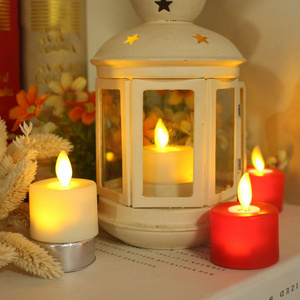 wholesale led pillar candle small plastic Battery Powered flameless led candles Atmosphere decoration