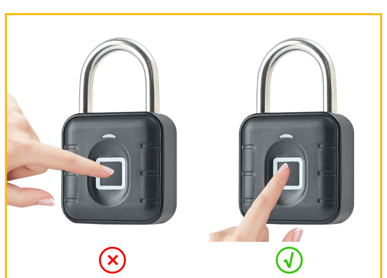 Smart Fingerprint Keyless Padlock Filing Cabinet Lock Without Drilling Smart Child Padlocks smart padlock gadget magnet