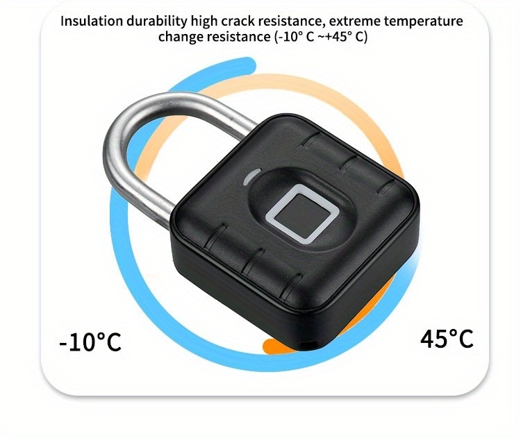 Smart Fingerprint Keyless Padlock Filing Cabinet Lock Without Drilling Smart Child Padlocks smart padlock gadget magnet