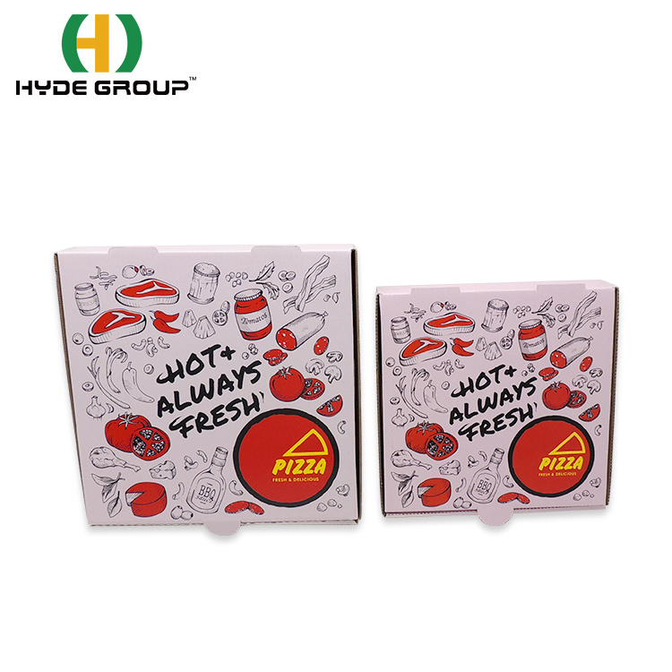 Personalized Pizza Box Eco-friendly Pink Pizza Packaging Box