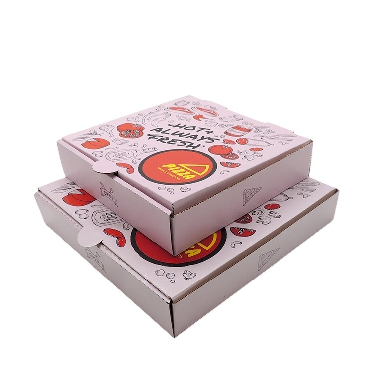 Personalized Pizza Box Eco-friendly Pink Pizza Packaging Box