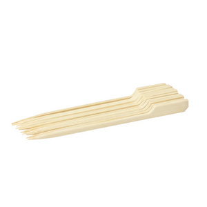 Wholesale BBQ skewers bamboo food sticks disposable bamboo skewers