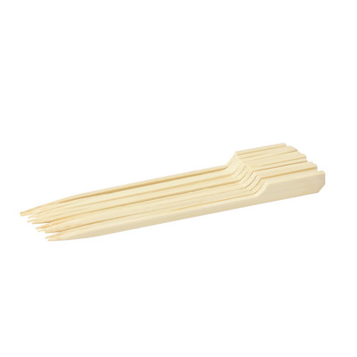 Wholesale BBQ skewers bamboo food sticks disposable bamboo skewers