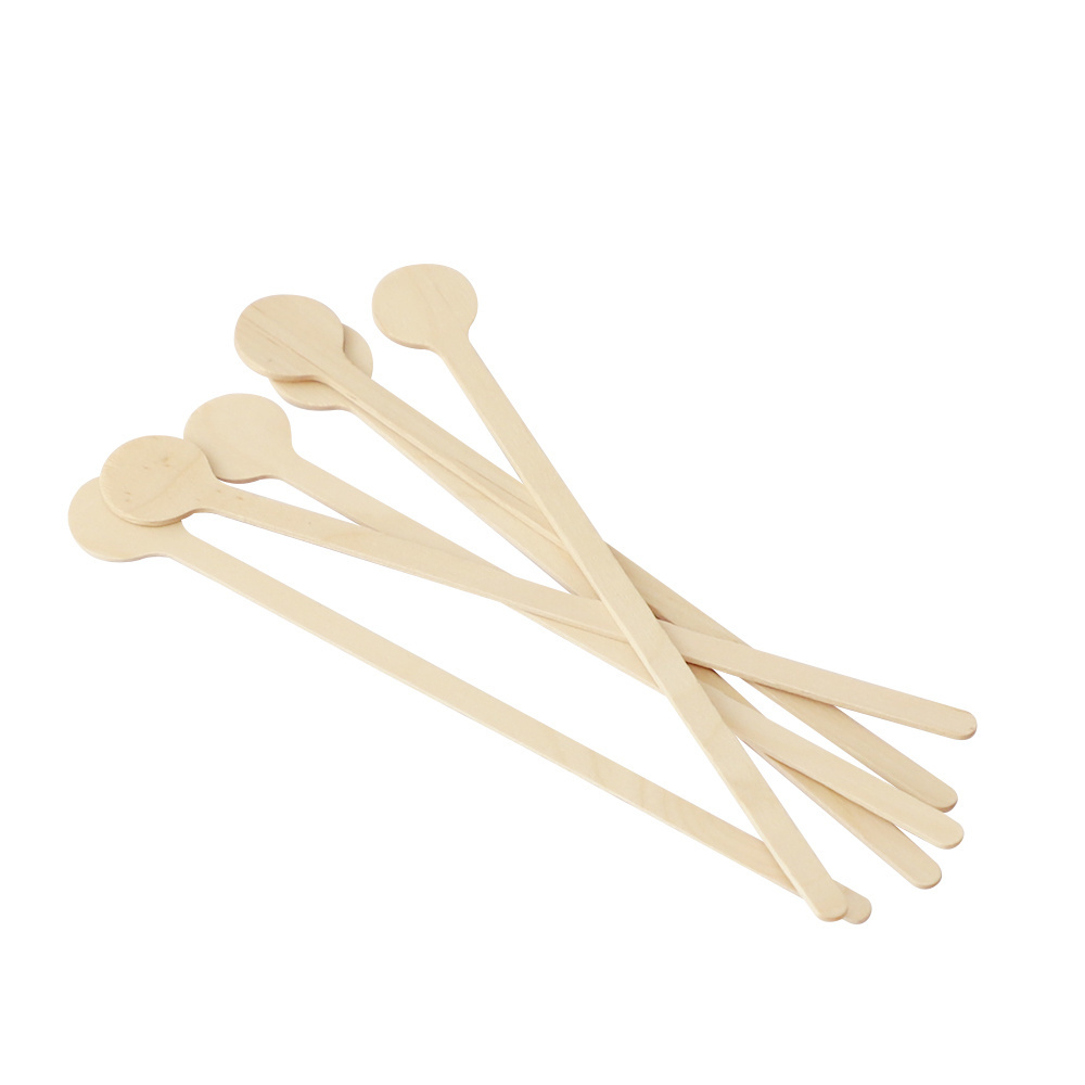 Biodegradable Wooden Sugar Coffee Stirring Sticks Bar Mixing Stir Stirrer