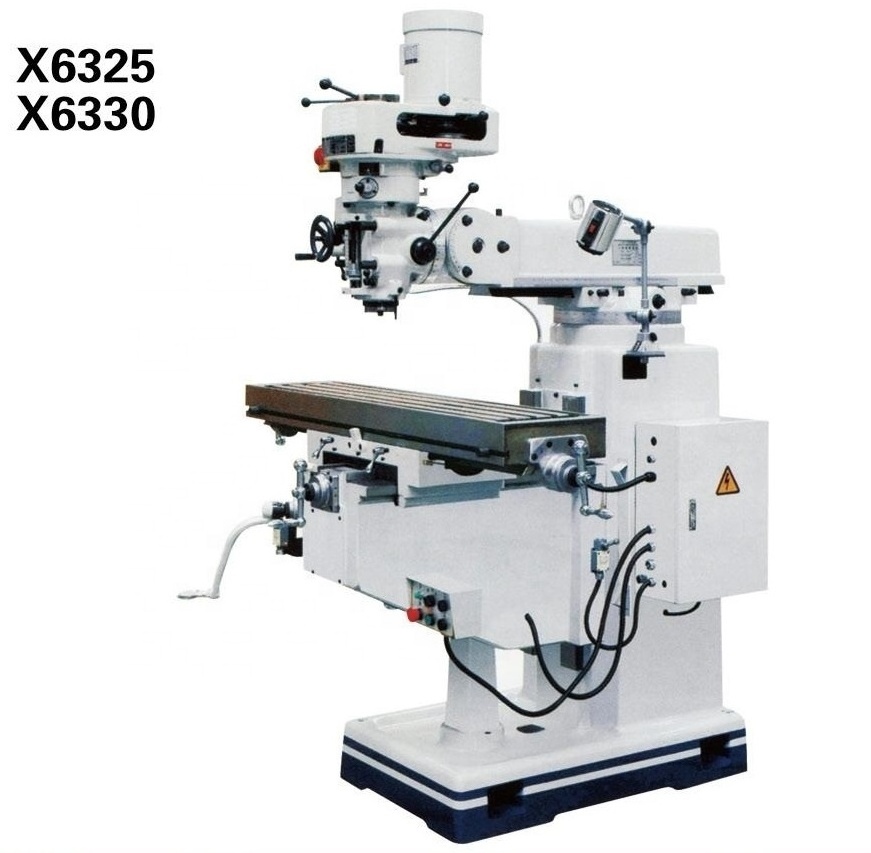 X6325W Universal Best Sale Factory Price Metal Working Vertical Variable Speed Universal Turret Milling Machine