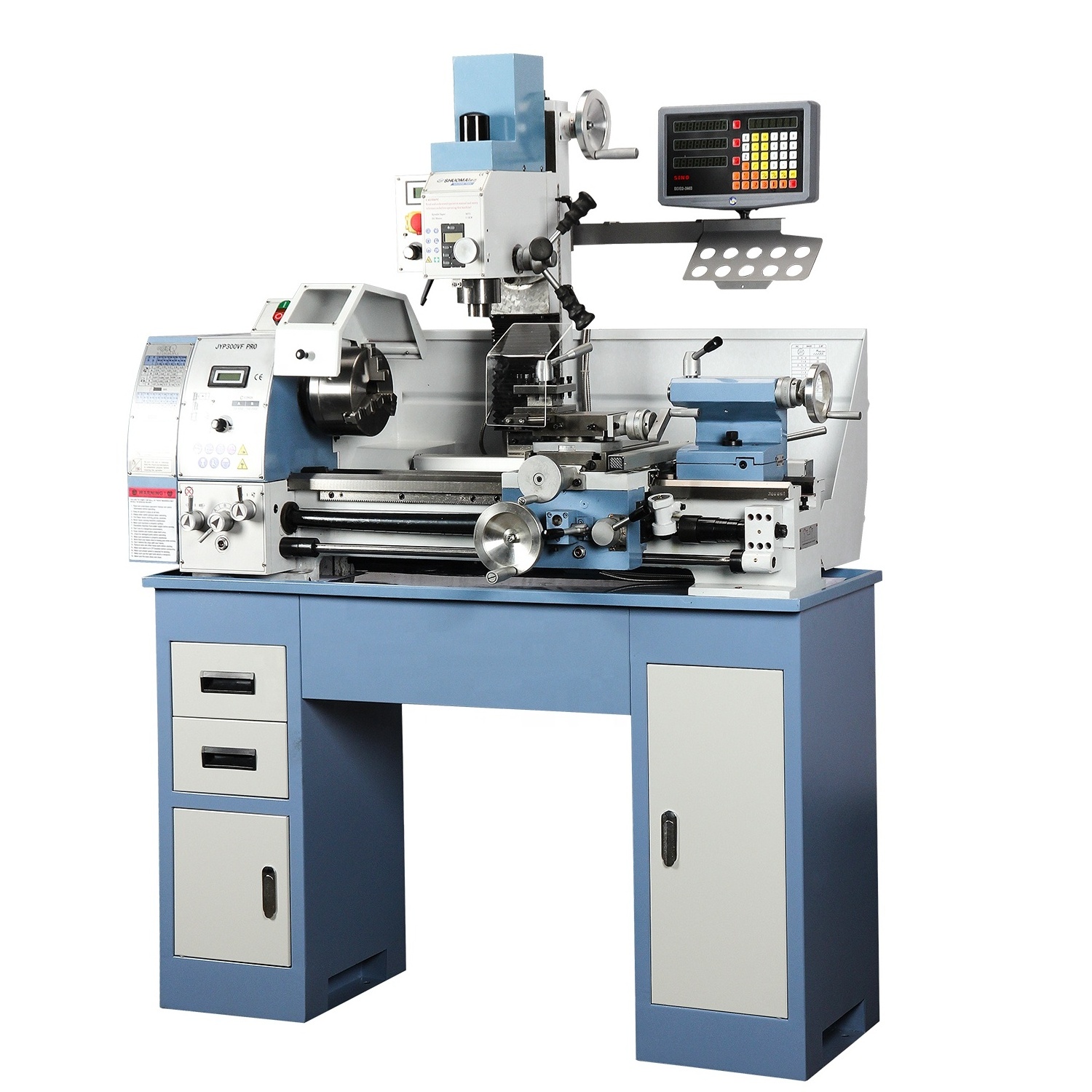 JYP300VF combination lathe metal turning metal 3 in 1 combo lathe milling drilling machine lathe and milling machine combo