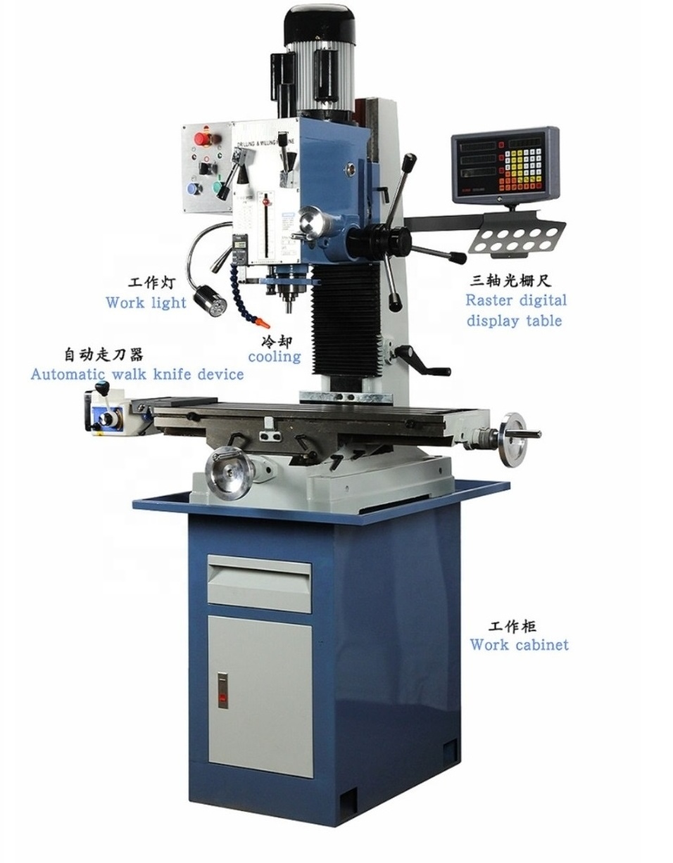 ZX45 Gear head bench milling drilling machine ZAY0045FG column drilling machine milling machine