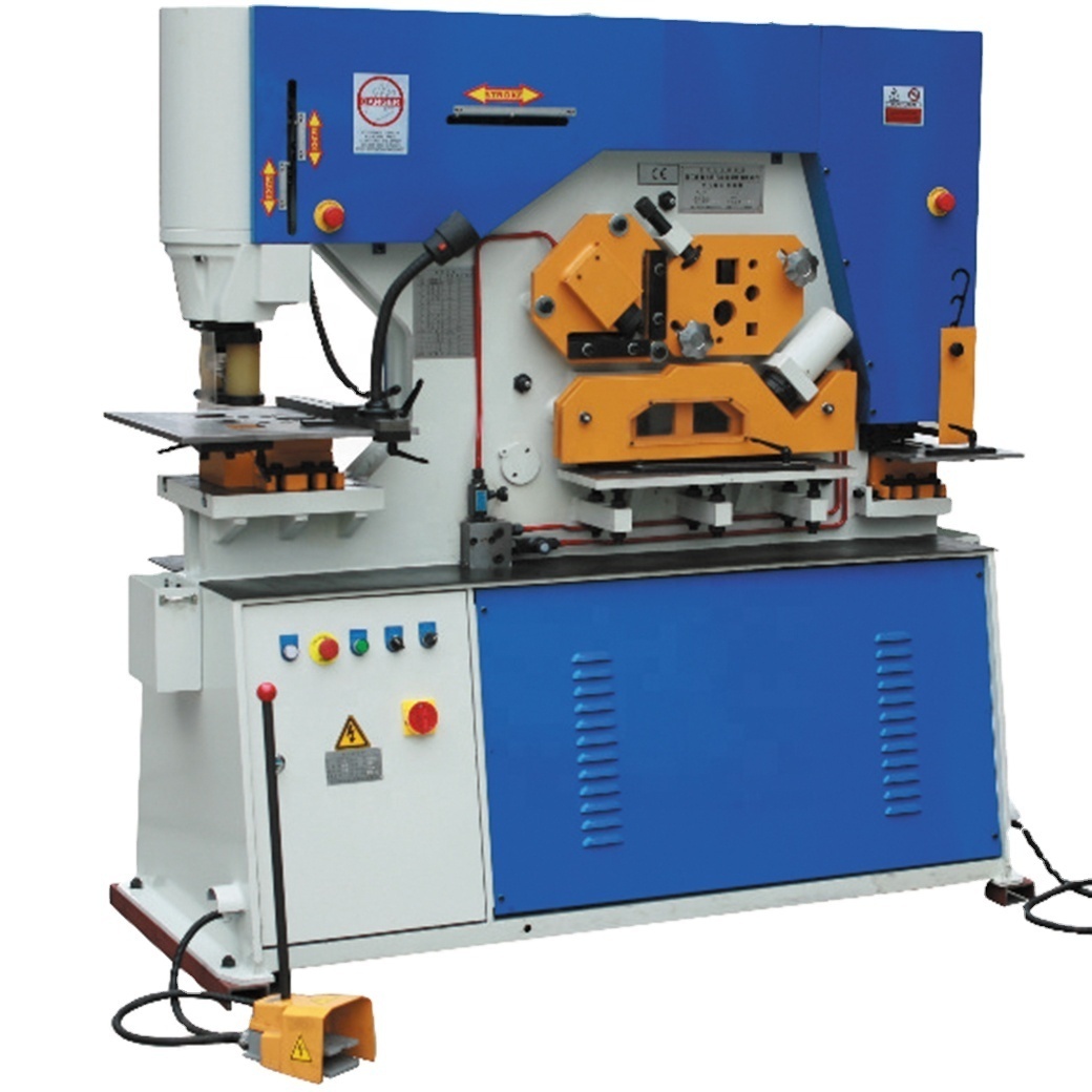 HP-66 Hydraulic Iron worker punching machines hydraulic ironworker punching and shearing machine