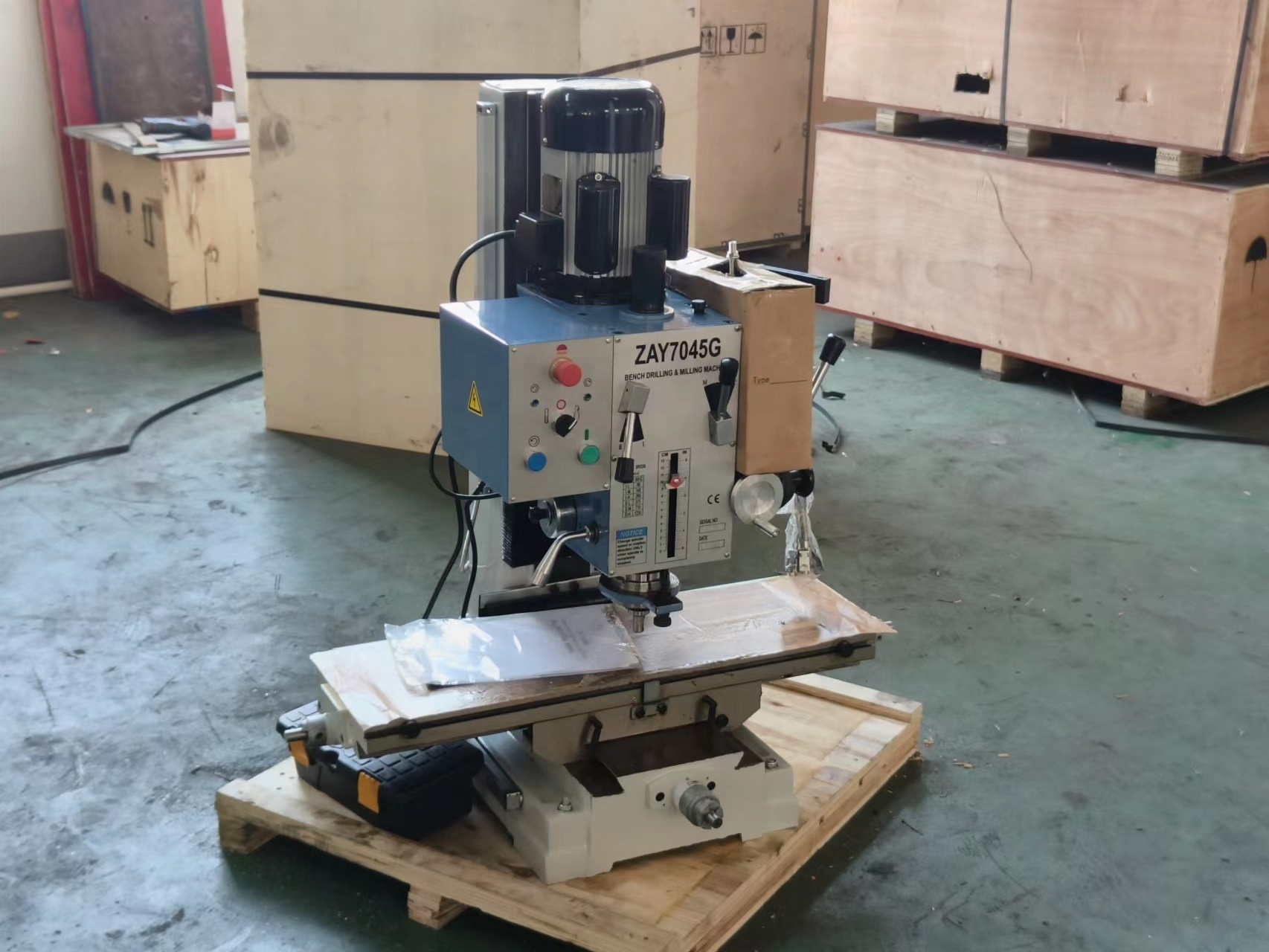 ZX45 Gear head bench milling drilling machine ZAY0045FG column drilling machine milling machine