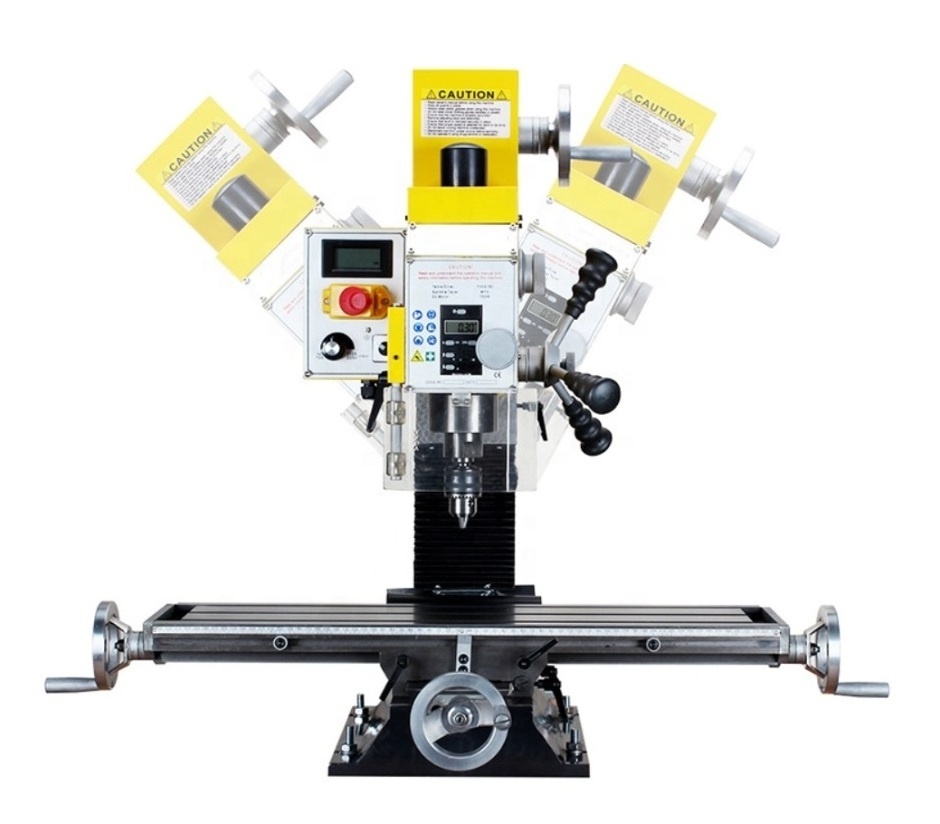 WMD25V Mini manual metal drilling milling machine metal milling and drilling machine