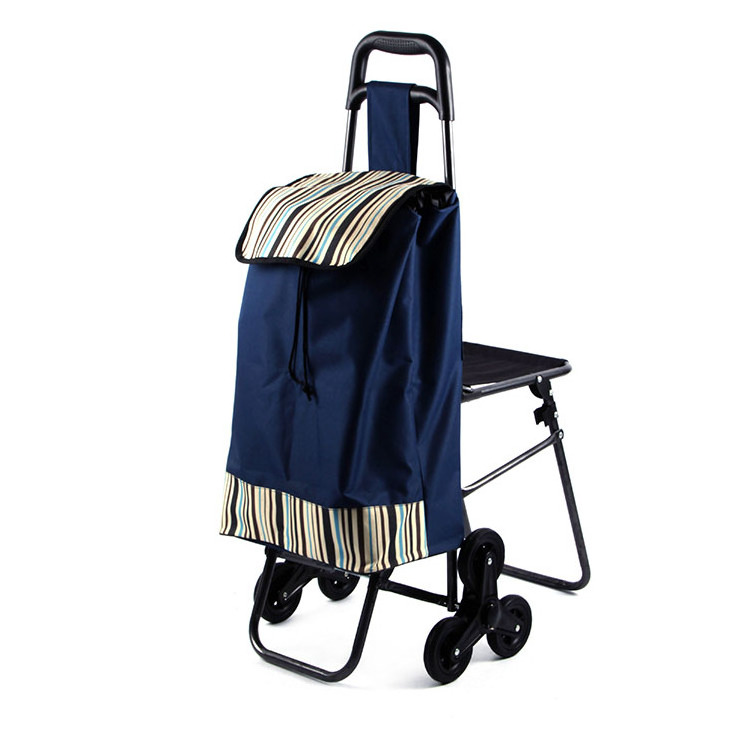 High quality shopping trolley with chair