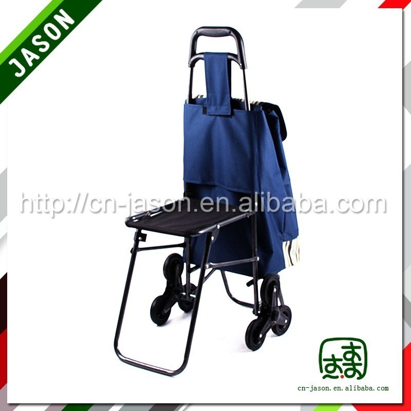 High quality shopping trolley with chair