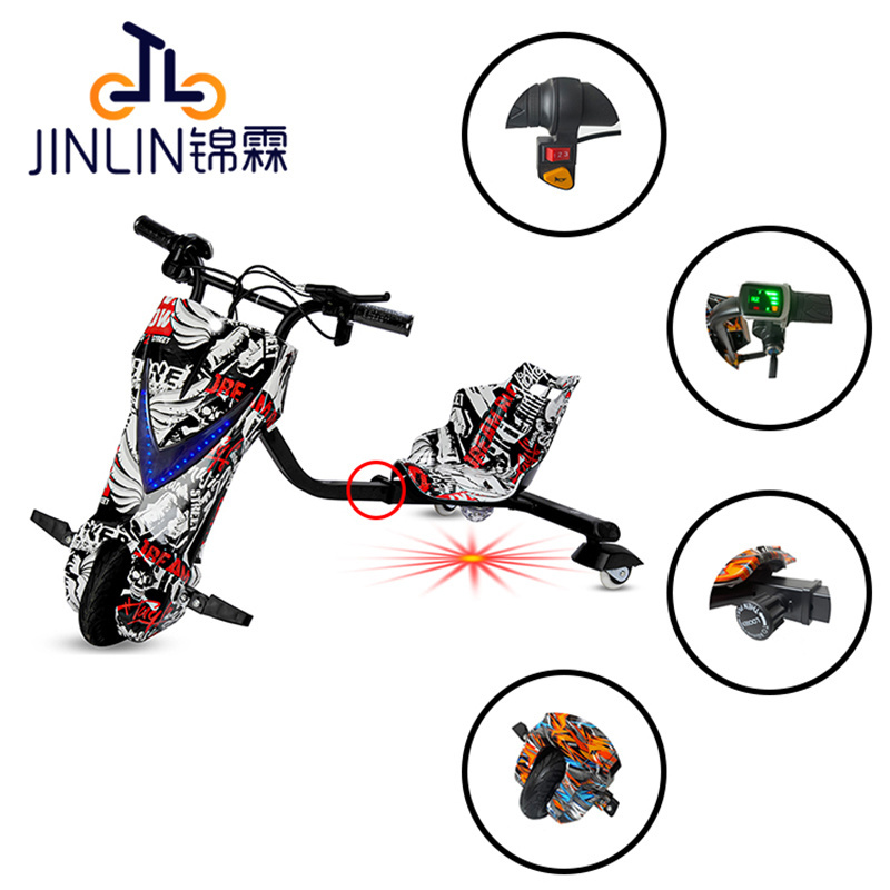 2022 New Styles Styles Scooter Drift 36V Drifting Scooter Kids Three Wheel Electric Kids Scooter