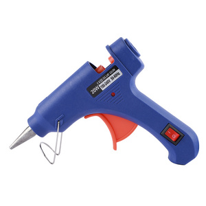 Blue 20W Mini Hot Glue Gun Kit  for School Crafts DIY Arts Home Repairs hot-melt glue spray guns