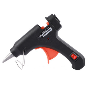 Cordless 20W Hot Melt Glue Gun with 7mm Glue Sticks Mini Industrial Guns Heat Temperature Thermo Electric Repair Tool