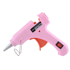 1 set 20W Hot Melt Glue Gun With Glues Stick Industrial Craft Mini Guns Thermo Electric Heat Temperature Tool For DIY