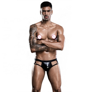 Hot sell leather sexy g-string men underwear for men