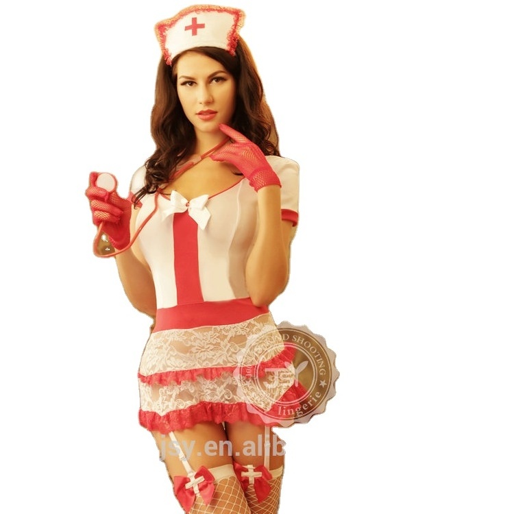 Sexy lingerie hot nurse sexy costume bra panty