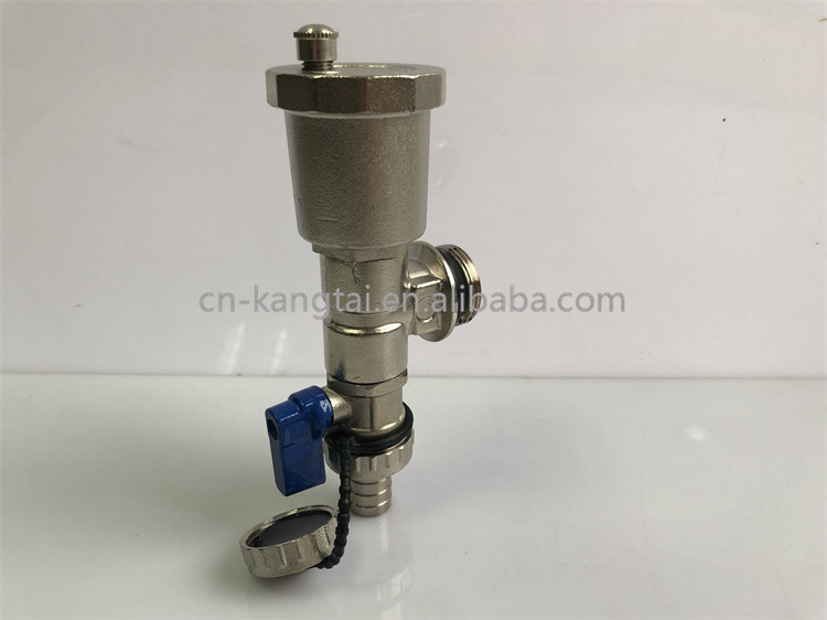 China Manifold Fill And Drain Valve Pair With Auto Air Vent