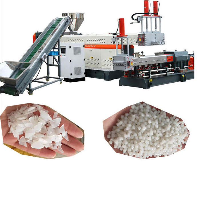 Pet Recycling Granules Making Machine Ldpe Hdpe Pp Recycle Plastic Recycle Extruder Pelletizer Machine