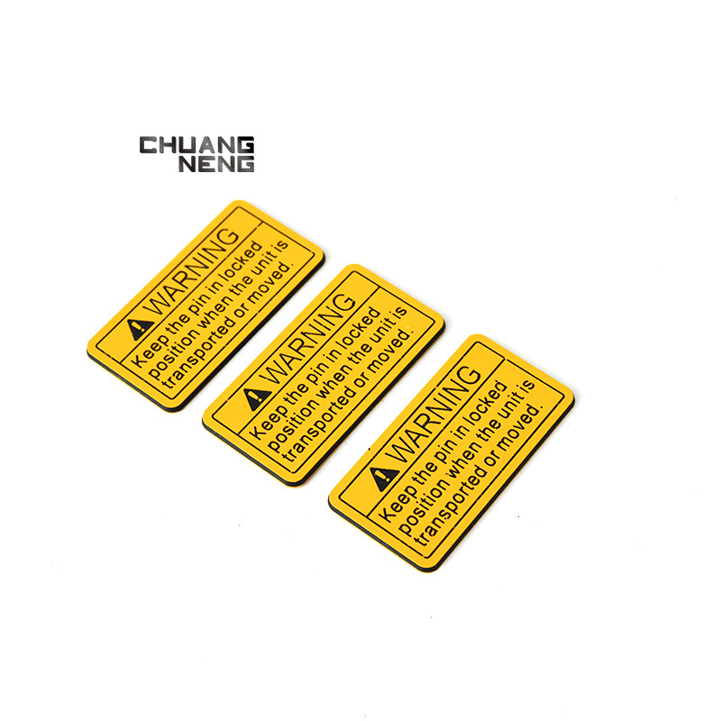 China Wholesale High Quality Engraved ABS  / Phenolic PV Solar Label Power System Tag