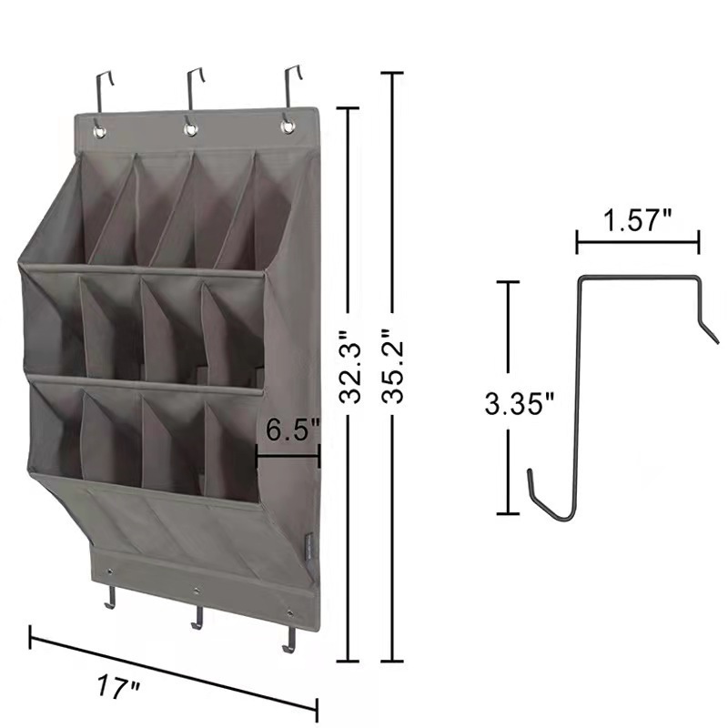 Design Over The Door Shoe Organizer Hanging Shoe Organizer Pocket Wall Shoe Organizer