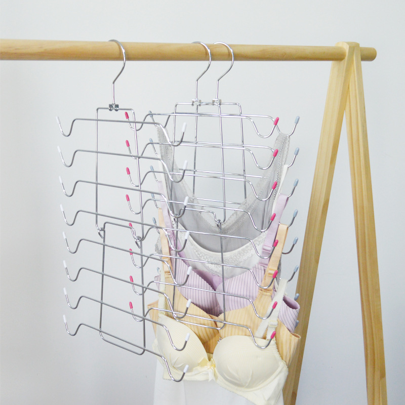 Foldable Underwear Wire Lingerie Hangers Metal