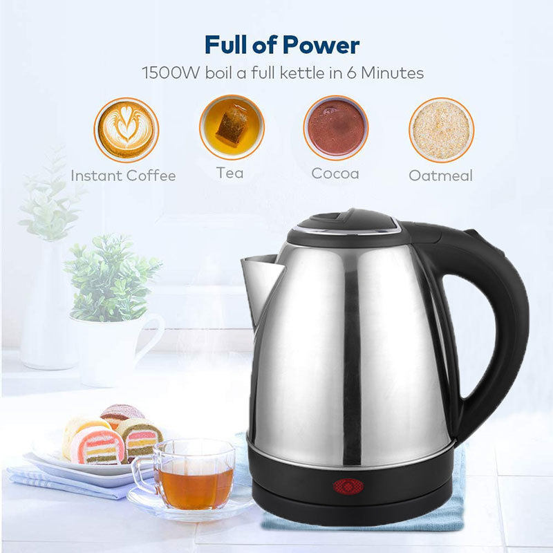 Multi-purpose Kettles Verified Stainless Steel 1.8L 220v Hotel Electric Kettle