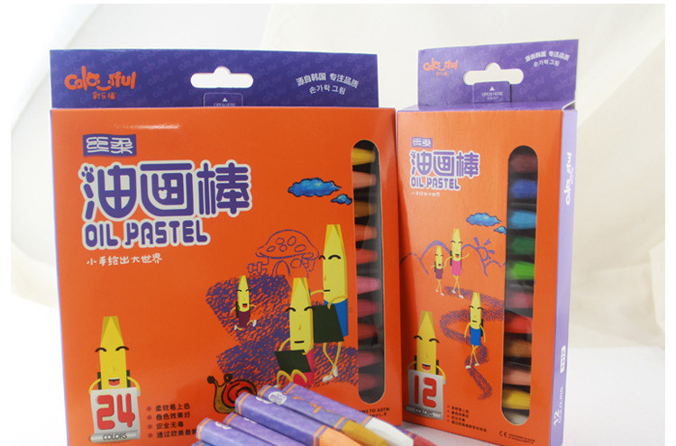 high quality soft 12 colors crayons for kids