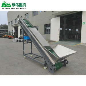 Lvdao Loading and unloading using mobile plastic used scrap conveyor belt can convey the flakes and granule