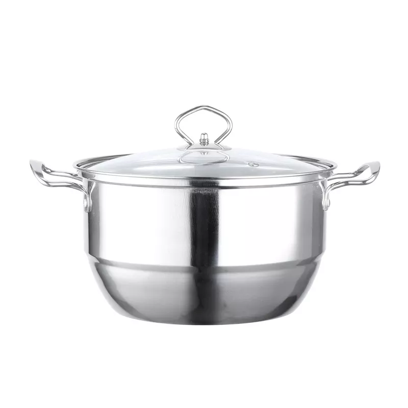 casserole stainless steel cookware kitchen pot set marmites inox cooking set with kettle