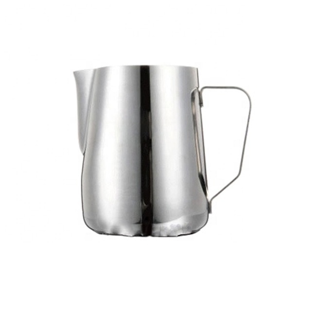 Barista Coffee Maker Frother Silver Stainless Steel Jug Frothing Latte Art Cup Coffee Printer