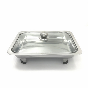 wholesale Cheap Price Stainless Steel Buffet Food Warmer Stove Chafing Dish plate dish