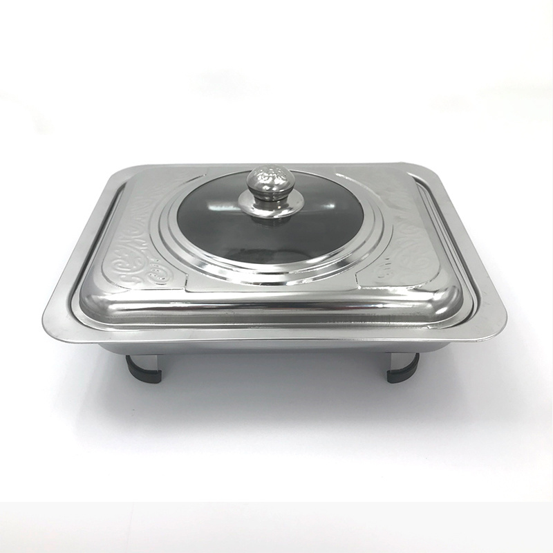 wholesale Cheap Price Stainless Steel Buffet Food Warmer Stove Chafing Dish plate dish