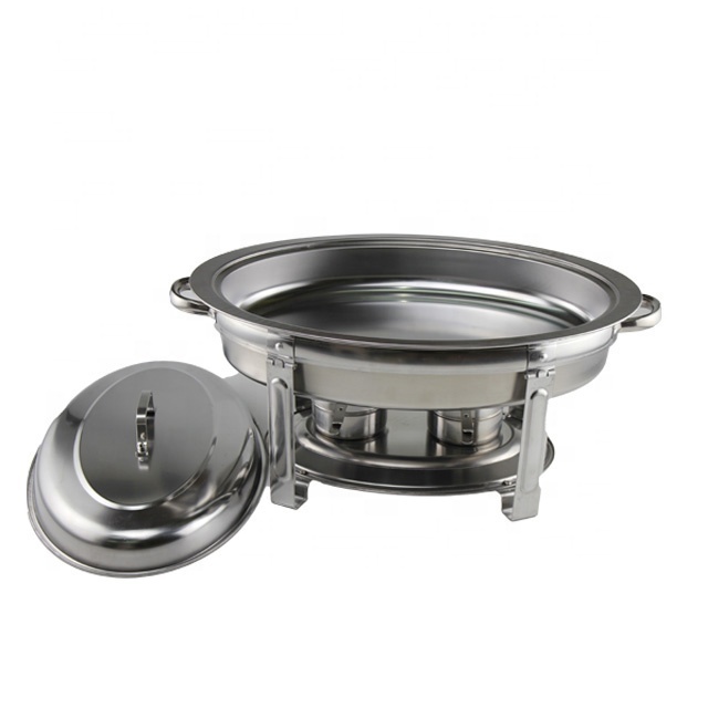 Oval stainless steel buffer alcohol furnace wholesale chafing dishes