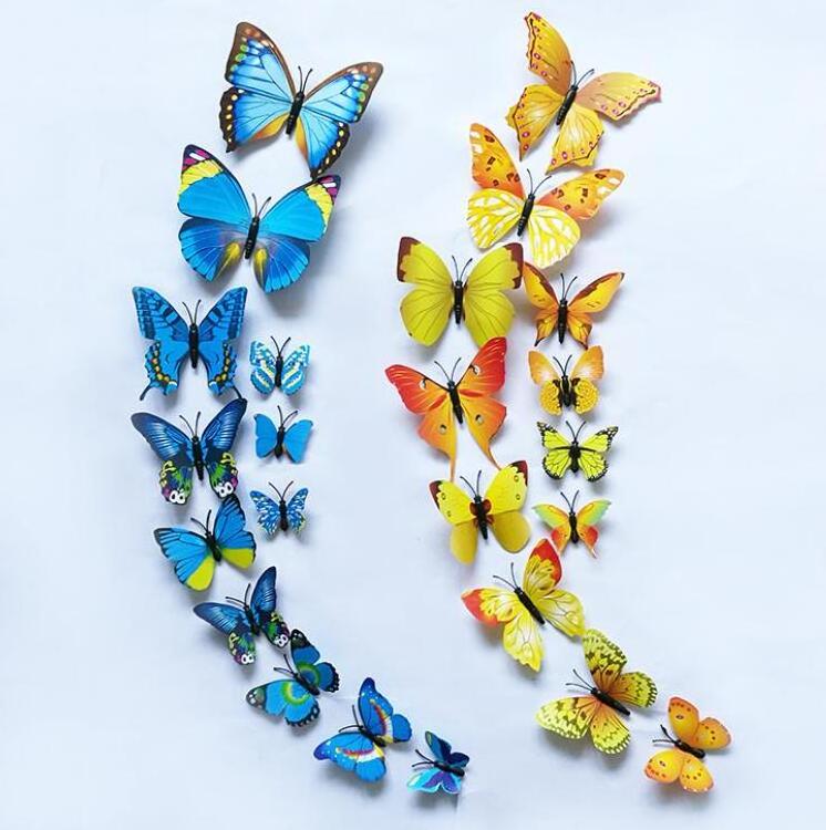 Home Decoration 3D PVC Wall Sticker Butterfly  Sticker