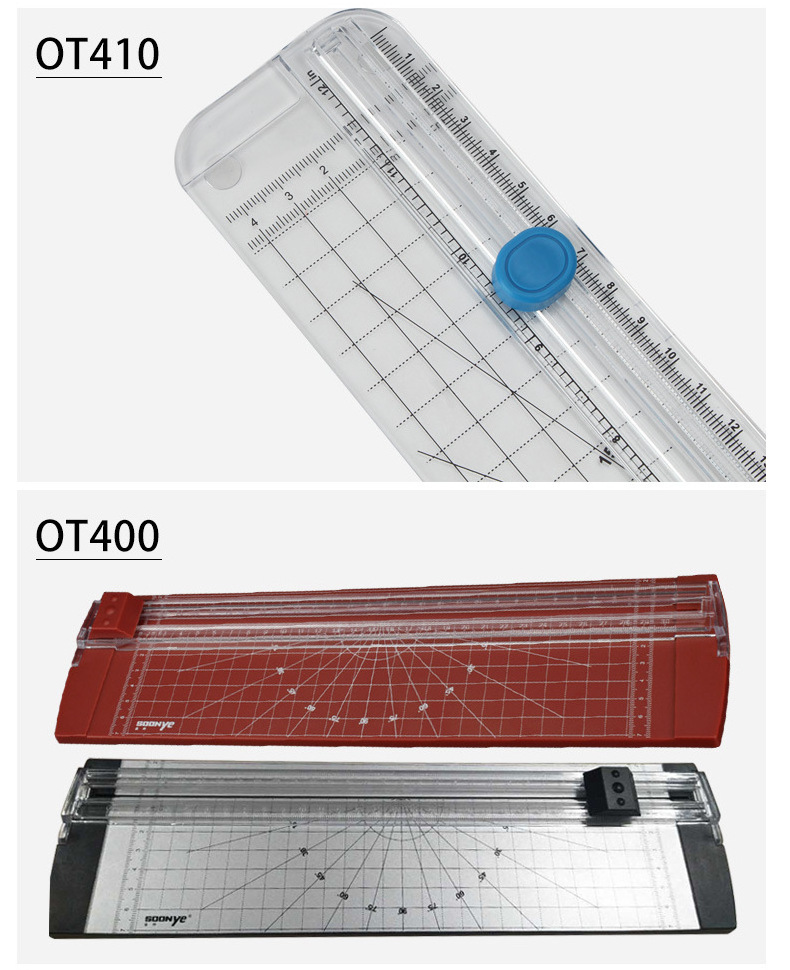 Mini Convenient Practical A4 Paper Cutter for Office Using with Replaceable Cutter Bit