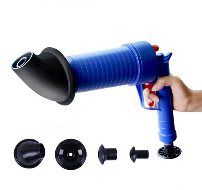 Bathroom Accessories Drain Cleaner Drain Pipe Cleaner Pressure Drain Cleaners Blue Toilet Plastic Stocked Kitchen Artifact