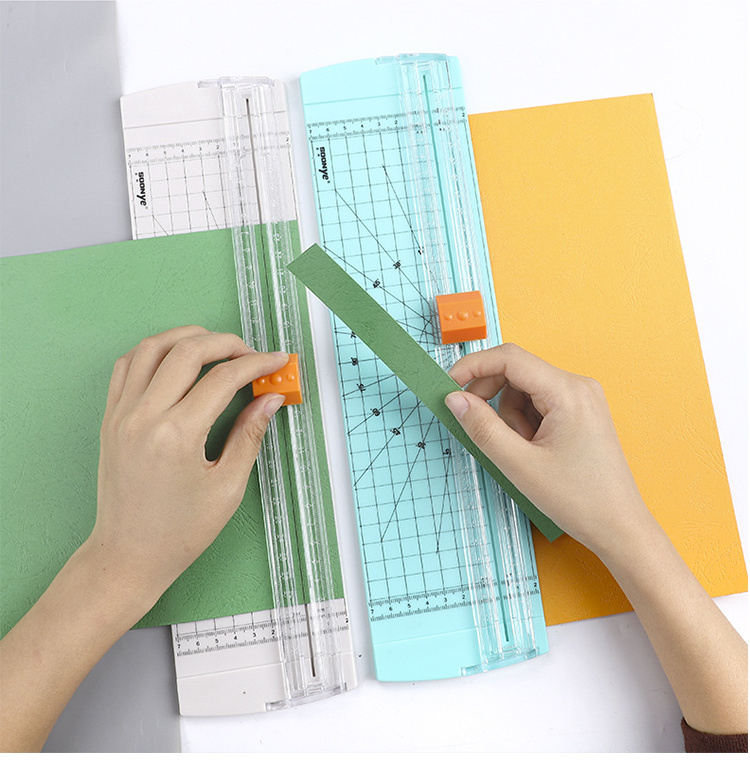 Mini Convenient Practical A4 Paper Cutter for Office Using with Replaceable Cutter Bit